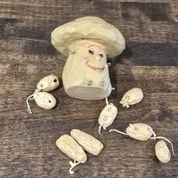 Anthropomorphic Mushroom Decoration 