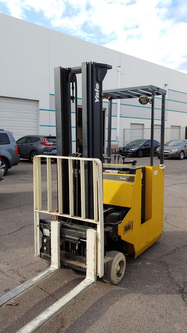 Yale Stand Up ELECTRIC Forklift With Charger For Sale In Mesa AZ OfferUp