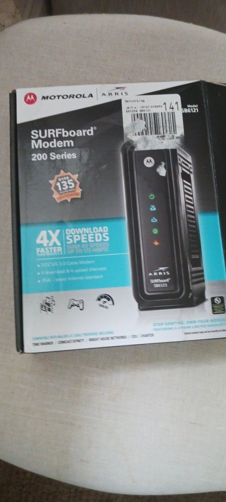 Cable Modem Brand New Works On All Cable Companies.
