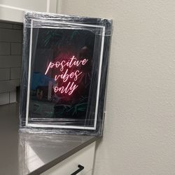 Positive Vibes Wall Art