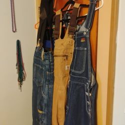 Literally 100s Of Pairs Of Overalls And Designer Jeans