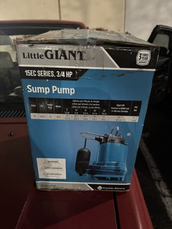 little giant 15ec 3/4 hp sump pump