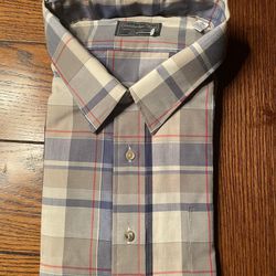 Christopher Hart Plaid Long Sleeve Shirt 4XL