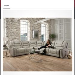 Artemis Sectional - Left Side Facing Sofa & Right Side Facing Loveseat 