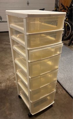 7-Drawer Rolling Storage Cart – Craft / Office Organizer