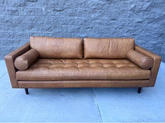 Leather couch