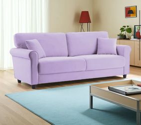 New 81 inch Lavender Purple Couch In Box