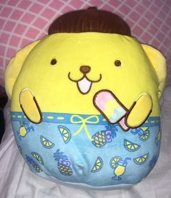 Squishmallows Sanrio Pompompurin Beach 8-in Plush