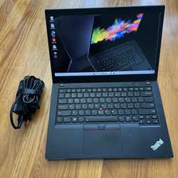 14 inches Lenovo ThinkPad T480S Laptop Win11 Pro i5 or i7 4-Cores SSD 256Gb RAM 16Gb Microsoft Office 2021 Optional READ DETAILS 