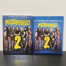 Pitch Perfect 2 Blu-Ray DVD Combo Movie w/ Holo Slipcover Anna Kendrick Musical