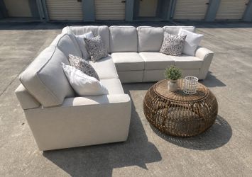 Beautiful white sectional