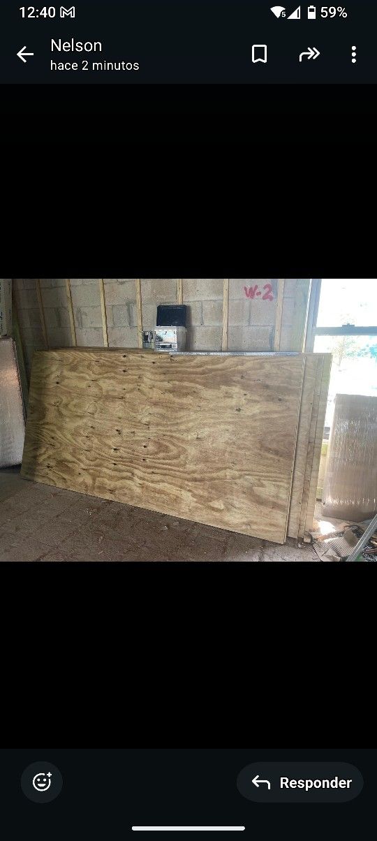 Plywood Tratado  35/ Cada Una