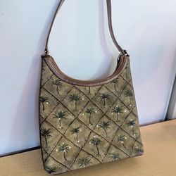 Purse Women's handbag with Palm Trees