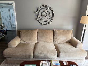 Sofa with down cushions