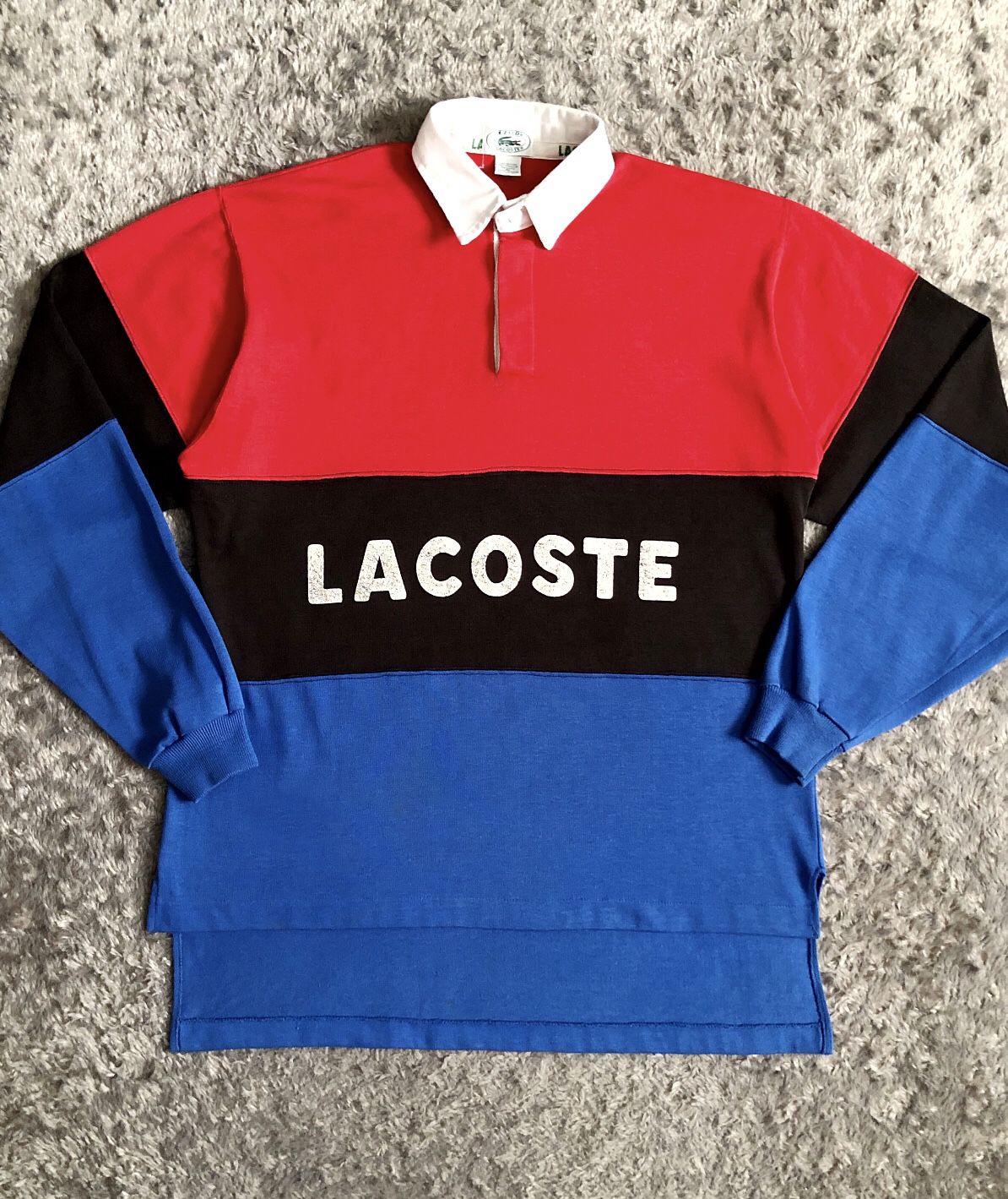 RARE!! Lacoste Vintage 90’s Mens Polo. Size XL Very well kept! The collar looks fresh doesn’t even look worn. If you’re an absolute fan of Lacoste th