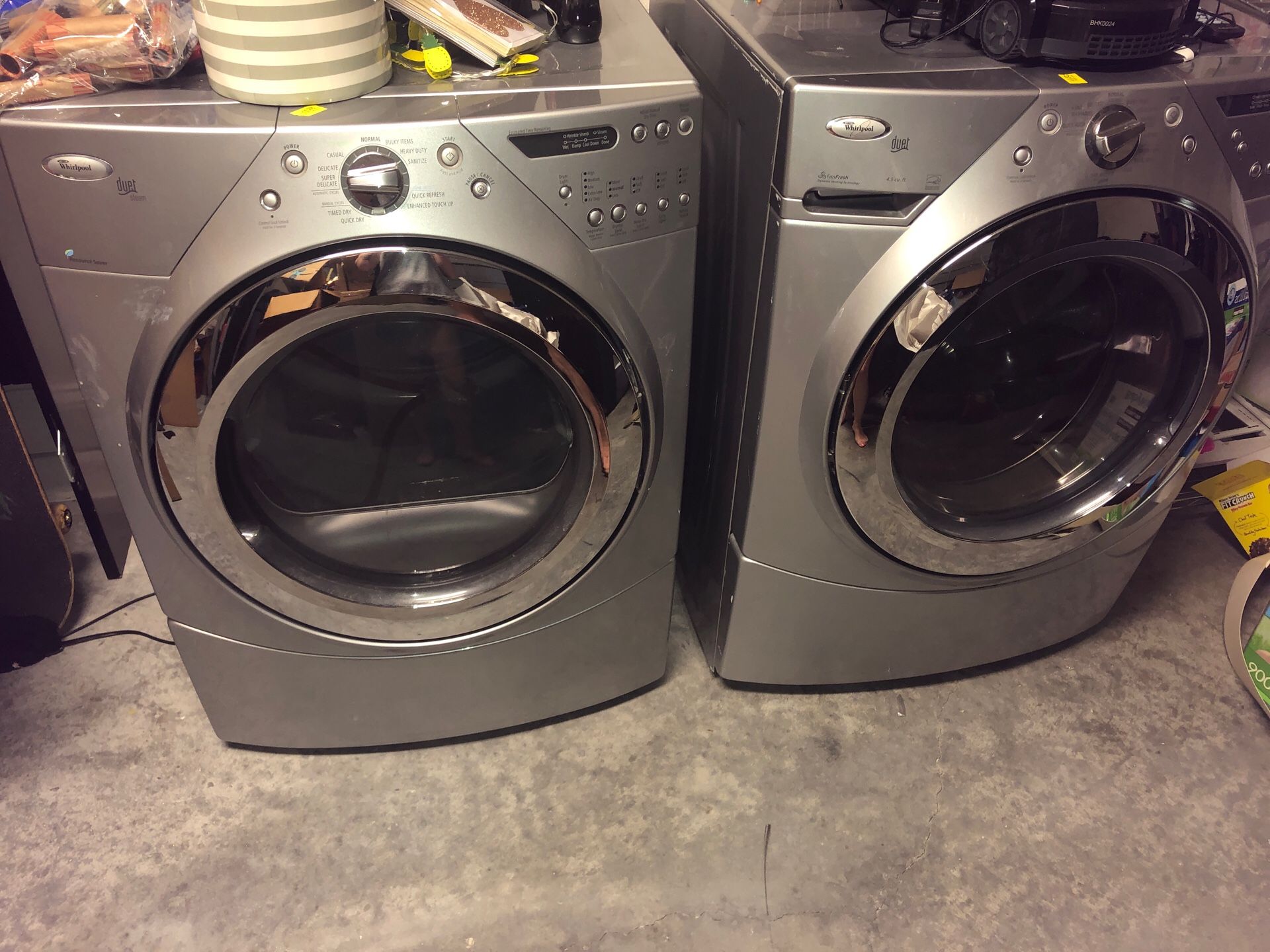 Used Whirlpool washer & dryer set
