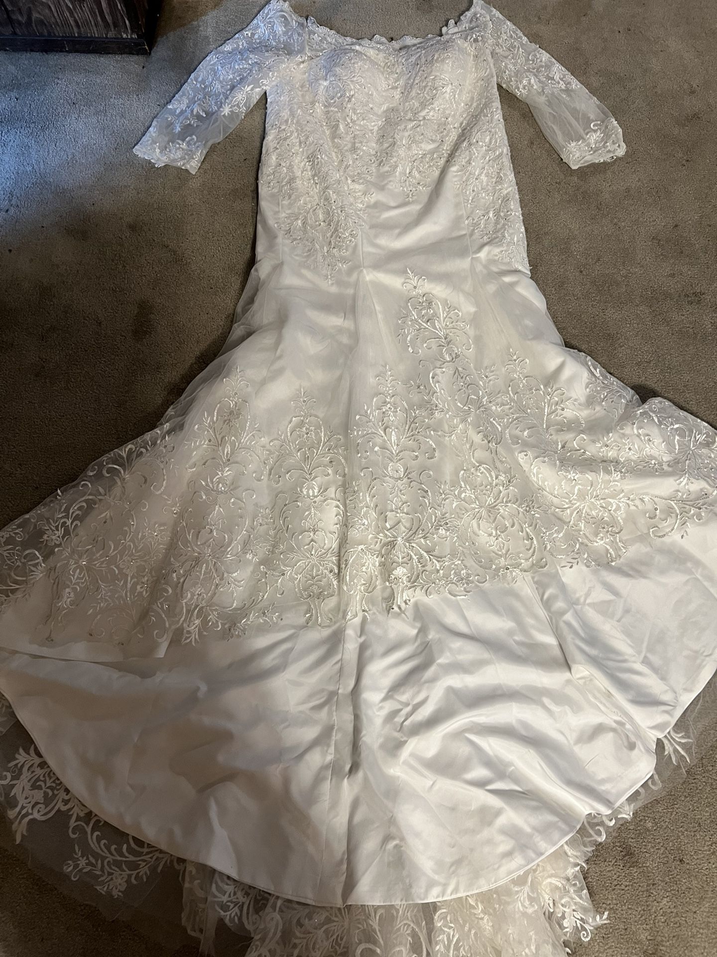 Engerla Brand White Wedding Dress