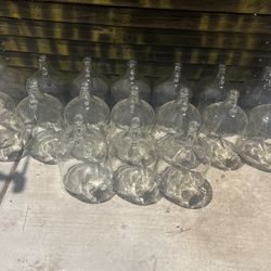 Glass Gallon Jug Wedding Centerpiece Table Decoration Vintage No Cap Coins