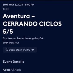 2 Aventura Tickets