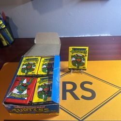1989 TOPPS TEENAGE MUTANT NINJA TURTLES UNOPENED PACK 1 Pack Per Order