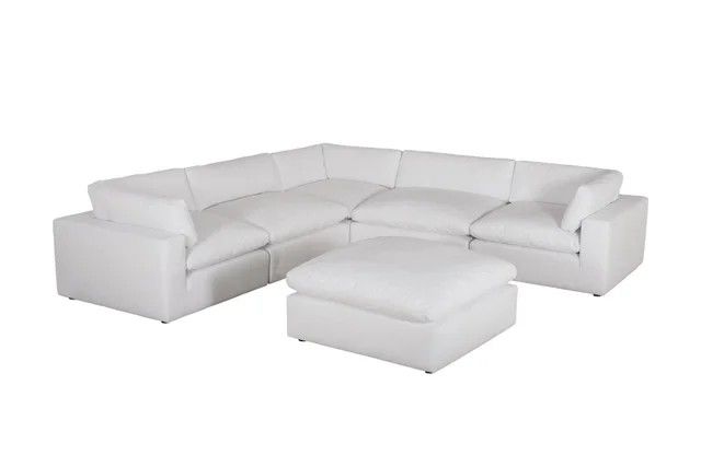 Sectional + Ottoman Set