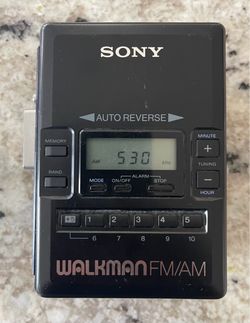 Sony Walkman WM-AF62 Radio Cassette Player / Black
