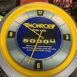 Vintage  Monroe Wall Clock 
