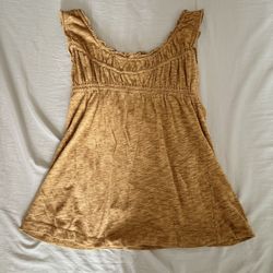 Mustard Yellow Babydoll Top 