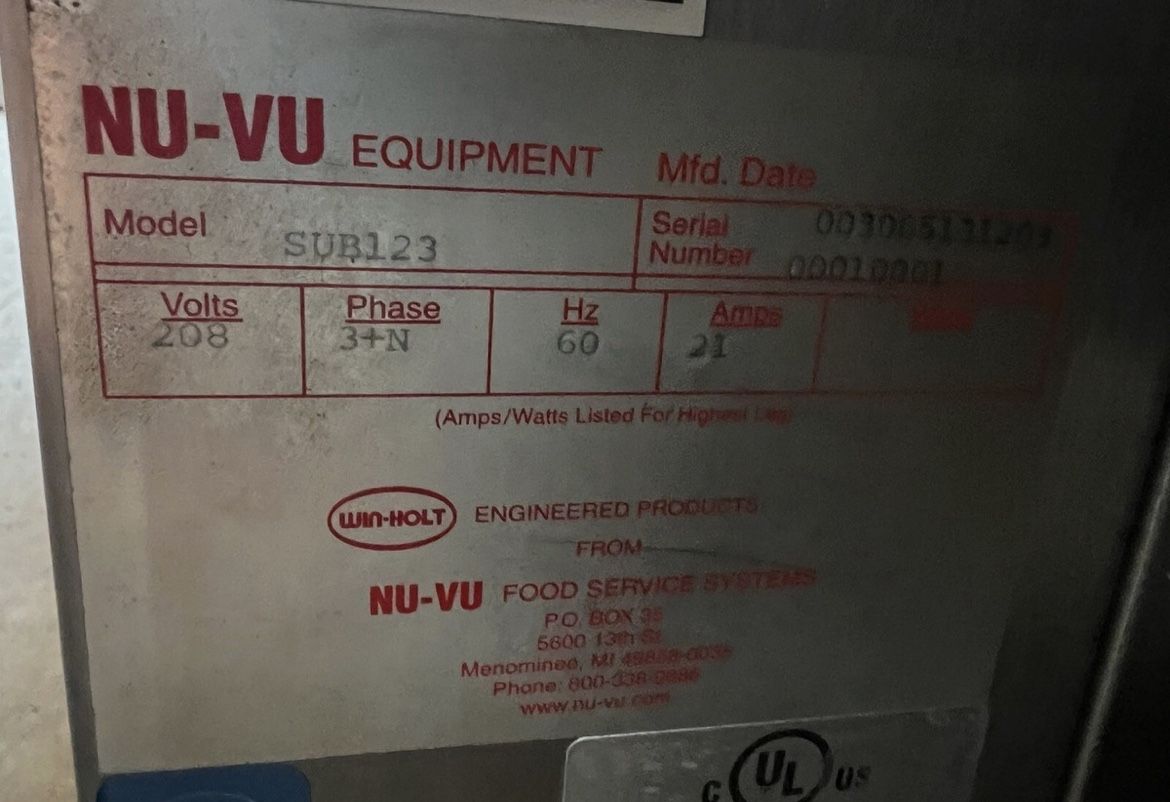 Original Subway Bread Oven