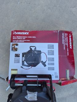 Husky 50 ft. Retractable Cord Reel