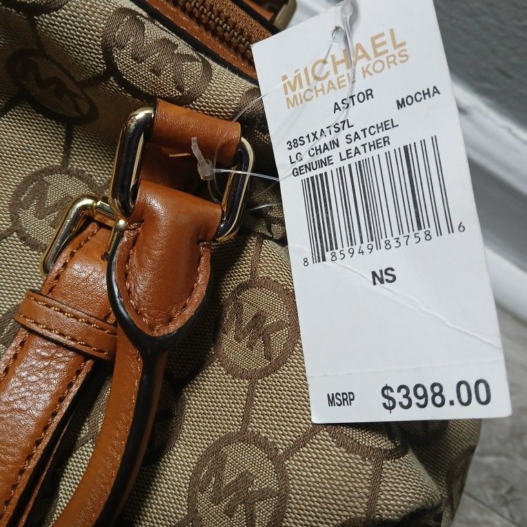Michael Kors Genuine Leather Satchel