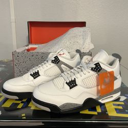 The Air Jordan 4 Retro "White Cement"