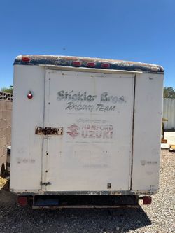 Vintage Tandem Axle Enclosed Trailer + ALL Contents (Estate Sale / Project)