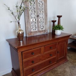 Price Reduced. Must Sell. Storage Dresser Multimedia Cabinet 