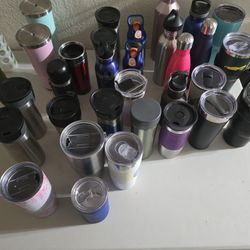 Qty 33 Metal Tumblers $30 For All