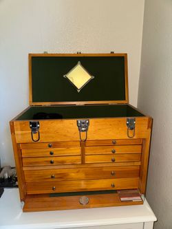 Wooden tool box or jewelry box