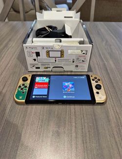 Nintendo switch OLED Zelda edition
