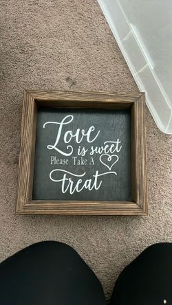 Dessert sign
