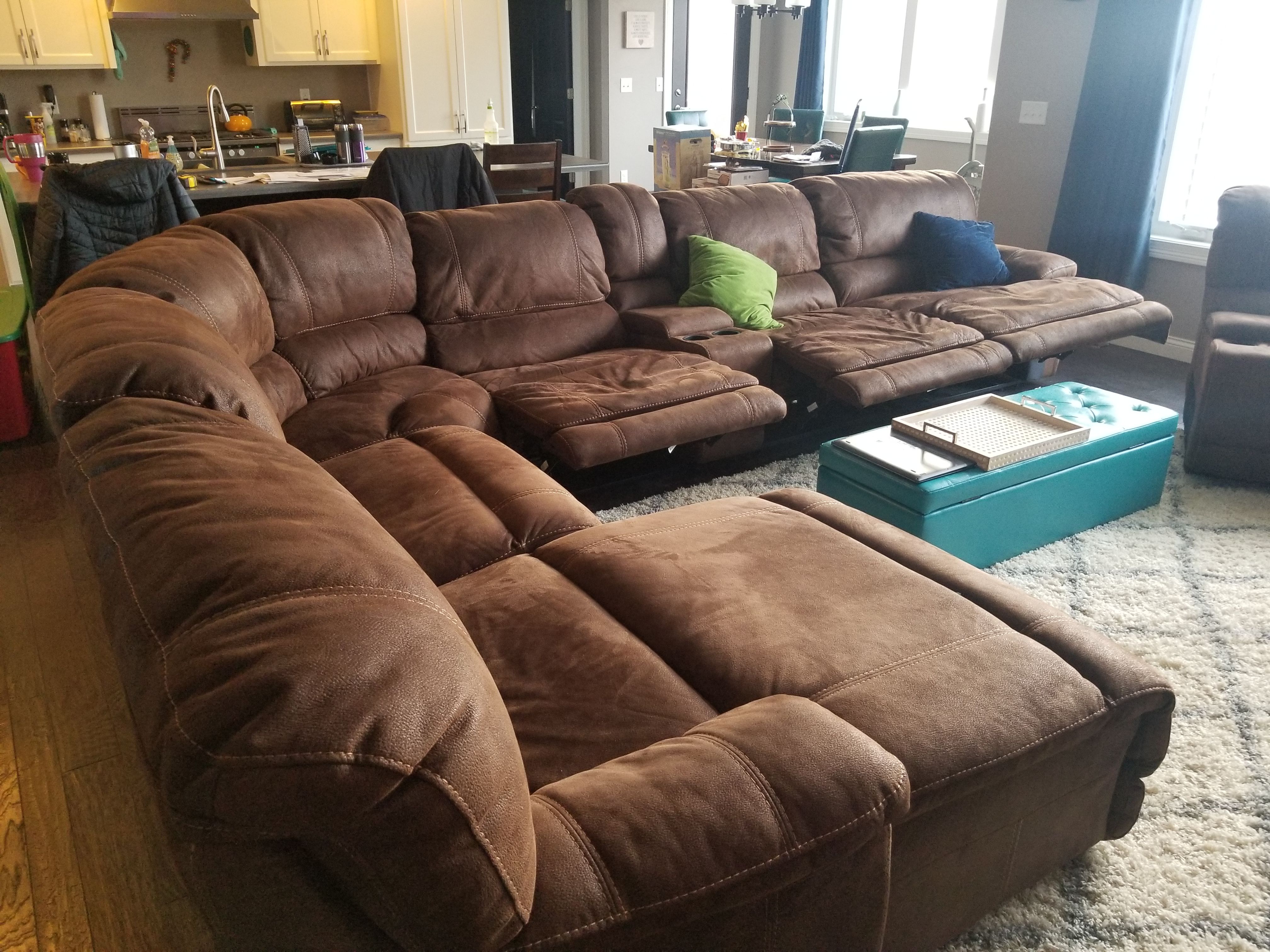 Sofa Mart Cloud Sectional Baci Living Room