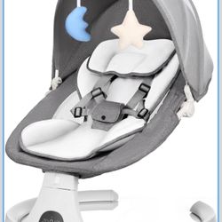 New-Baby Swing 3 in 1 Multifunctional Infant Rocker, Portable with Remote Control, 5-Point Seat Belt, 5 Auto Rocking, 3 Speed Timer, Electric with Mus