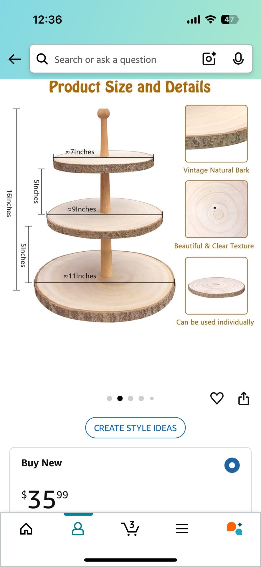 2 Tier Cupcake Stand