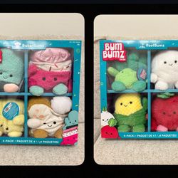 BumBumz 7.5” Plush, Set Of 4 Exclusive Character, CHOOSE YOUR DESIGN