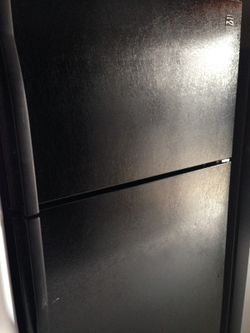 Ge black refrigerator