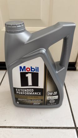 Mobil 1 Extended Performance Full Synthetic Motor Oil 0W-20, 5 Quart New!!! $25 Firm Engine Performance: Delivers exceptional engine performance and k