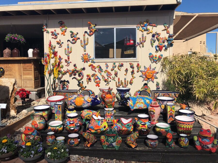 COLORFUL TALAVERA ART/ POTTERY