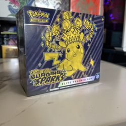 Pokemon Surging Sparks Elite Trainer box (Sealed)