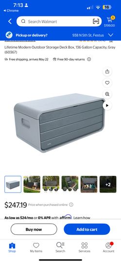 Lifetime Modern Outdoor Storage Box
