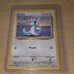 1999 Nintendo Pokemon Dratini Base Set 26/102