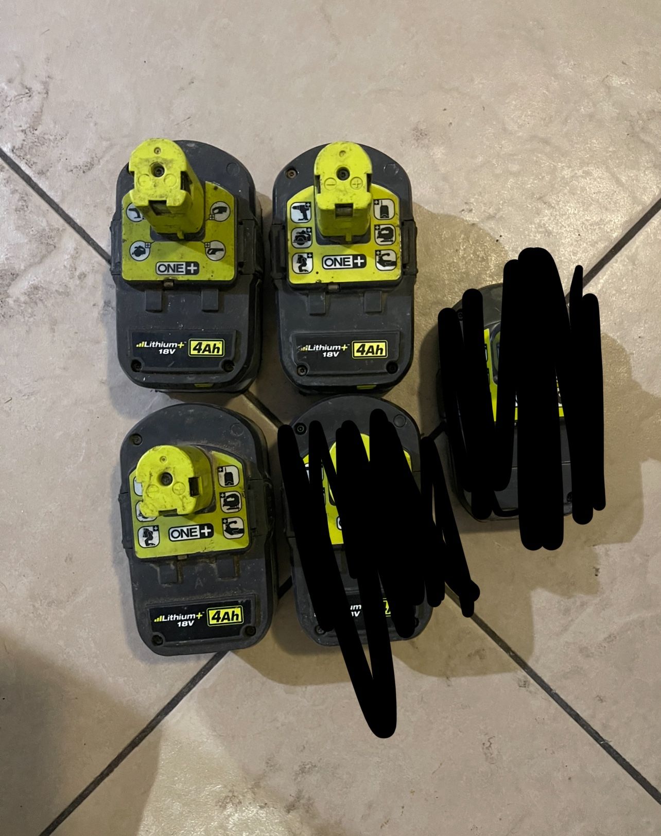 Ryobi 4ah Batteries