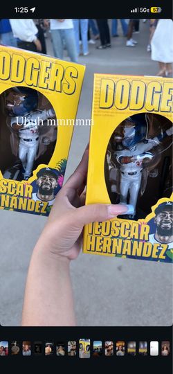 Dodgers bobble head